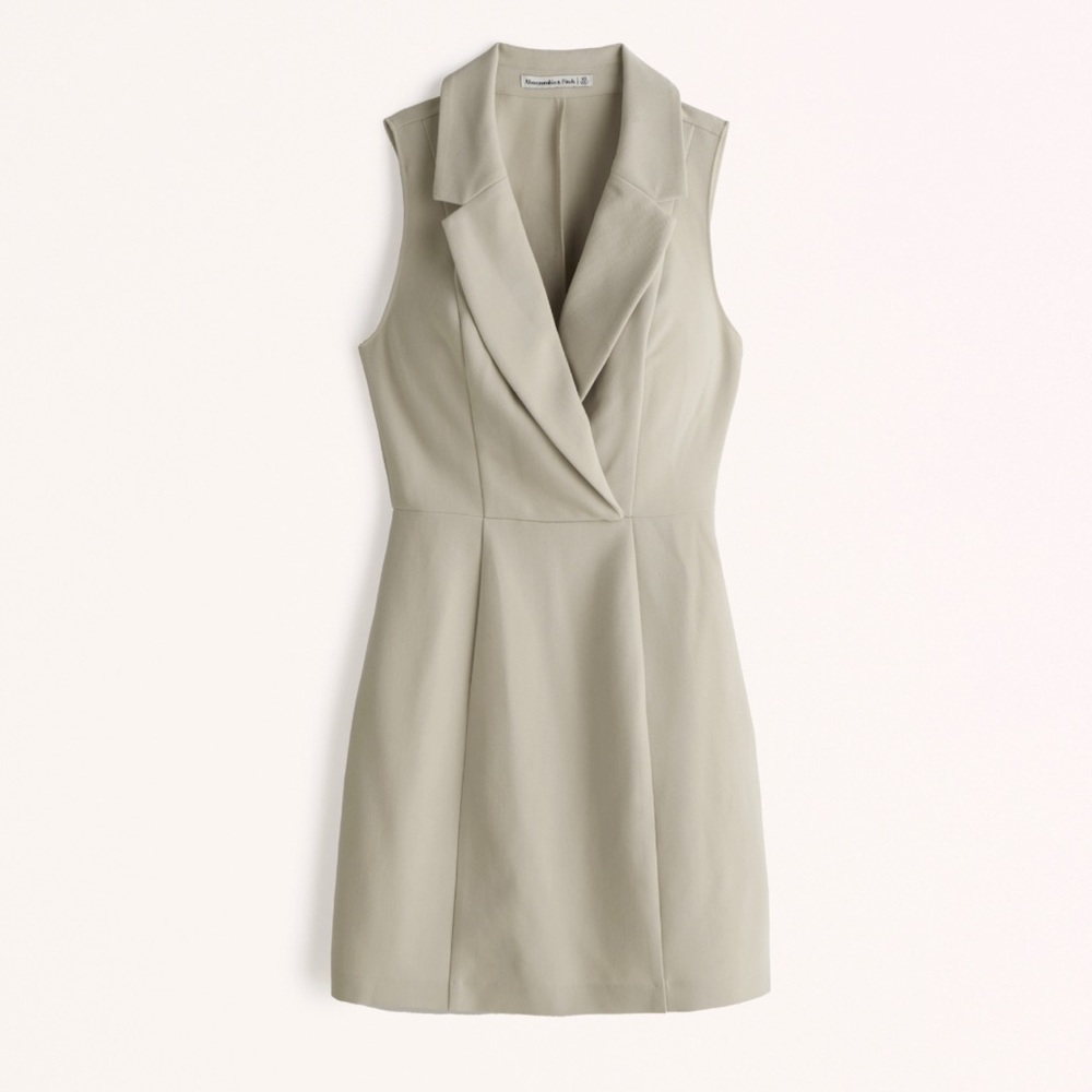 Abercrombie Tan blazer dress